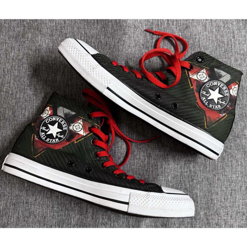 Converse DC Comics ‘Suicide Squad’ High Top Sneaker Woman Size 9.5 Mens 7.5 - Picture 2 of 8